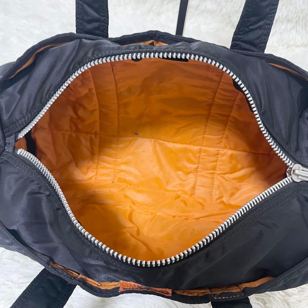 【極美品】PORTER ポーター タンカー ミニボストン ドラム型 肩掛け可