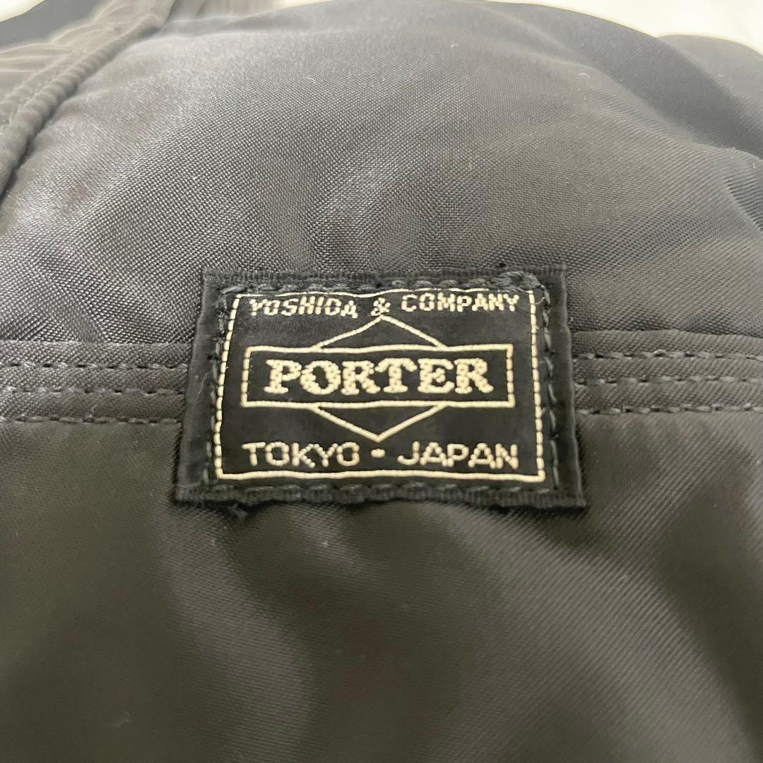 【極美品】PORTER ポーター タンカー ミニボストン ドラム型 肩掛け可