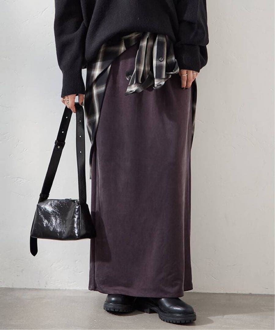 【JOURNAL STANDARD】フィブリルキュプラジャージーマキシスカート