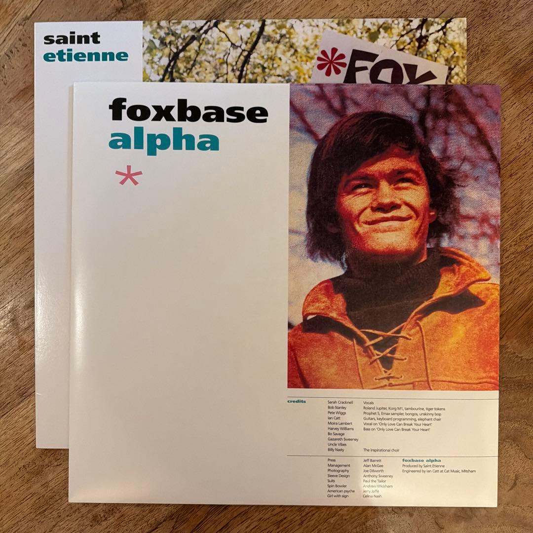 Saint Etienne Foxbase Alpha LPレコード