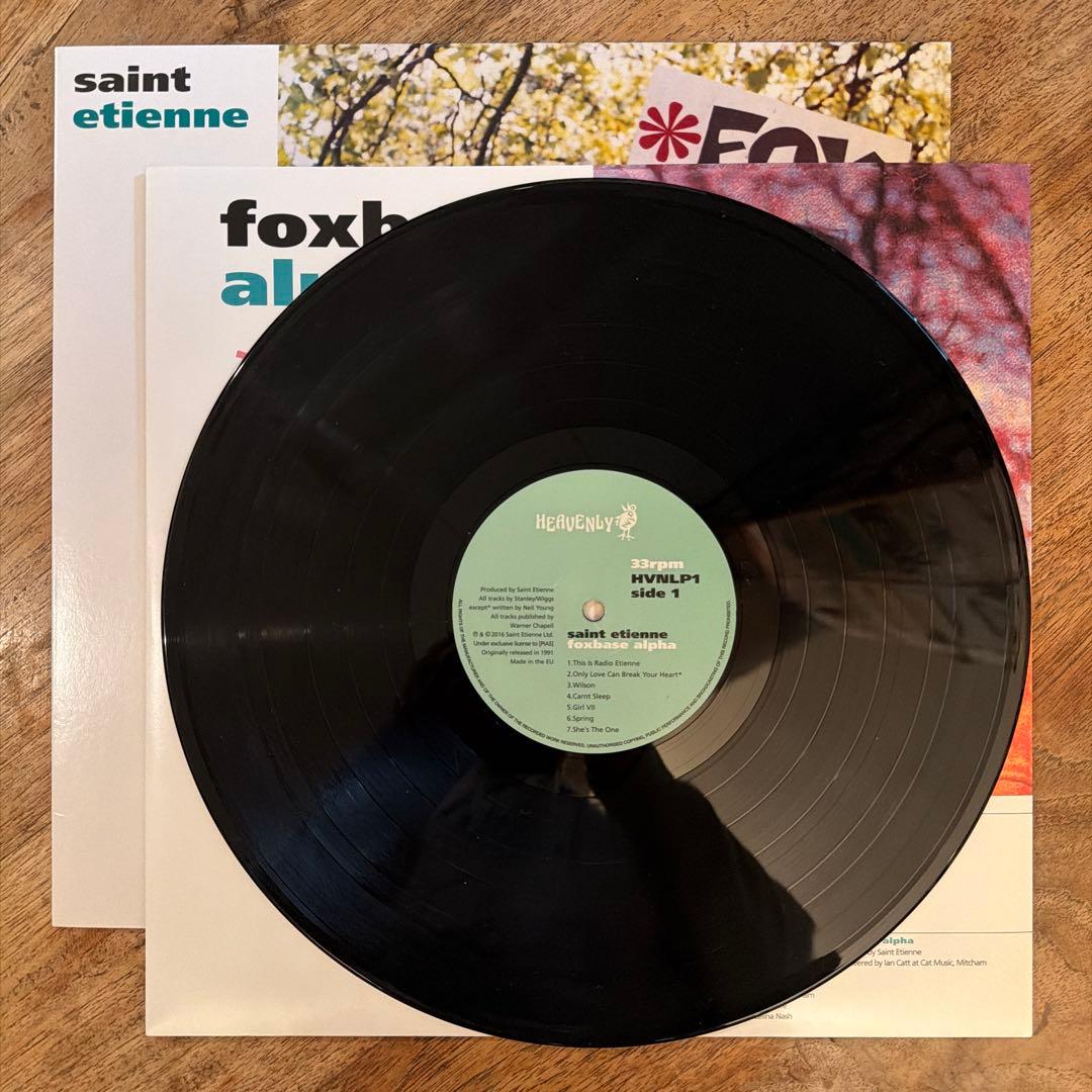 Saint Etienne Foxbase Alpha LPレコード