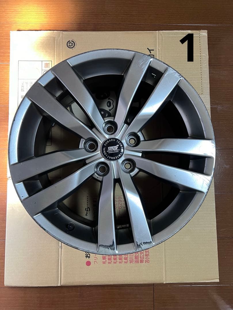 [手渡し(盛岡)又はたのメル便]grb 後期 純正 ホイール18インチ 8.5J
