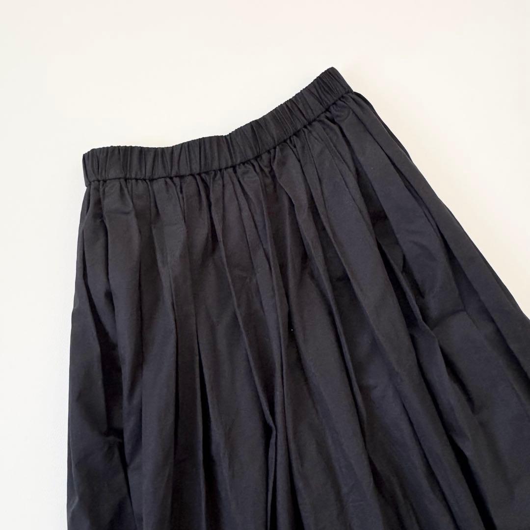 定価2.42万✨ドゥーズィエムクラス コットンドラマチックギャザースカート 黒