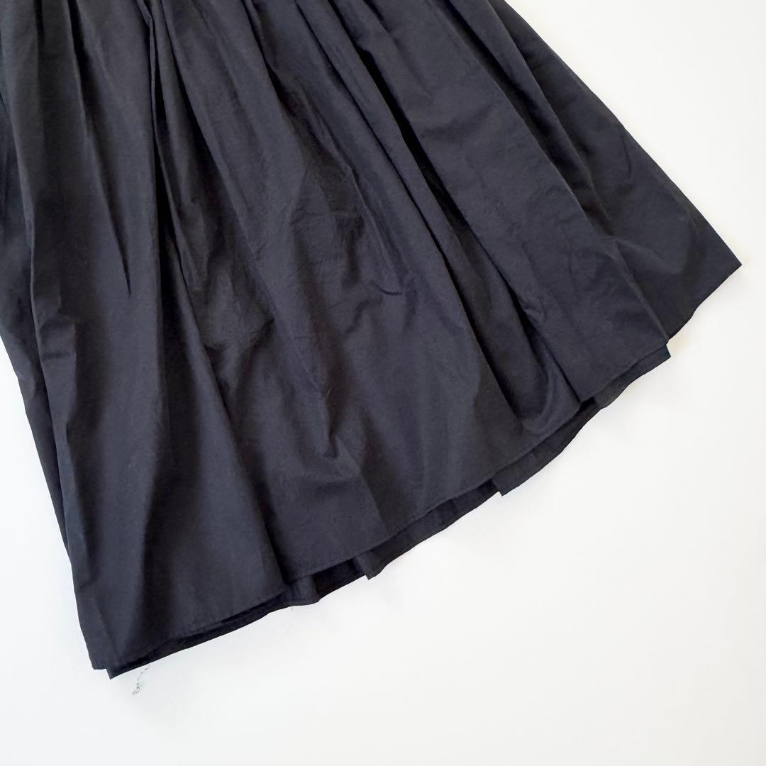 定価2.42万✨ドゥーズィエムクラス コットンドラマチックギャザースカート 黒