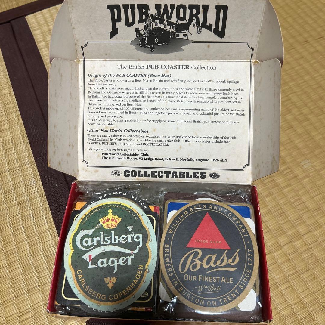 100 British Pub Coastersイギリス製　本物　 コレクション