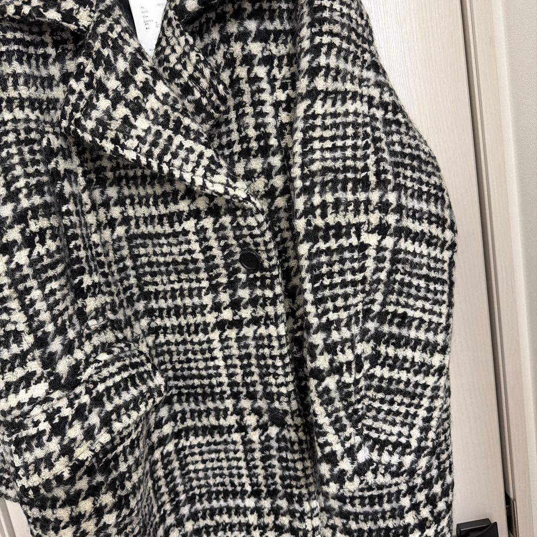 CLANE❤️ SHORT SHAGGY COCOON OVER COAT