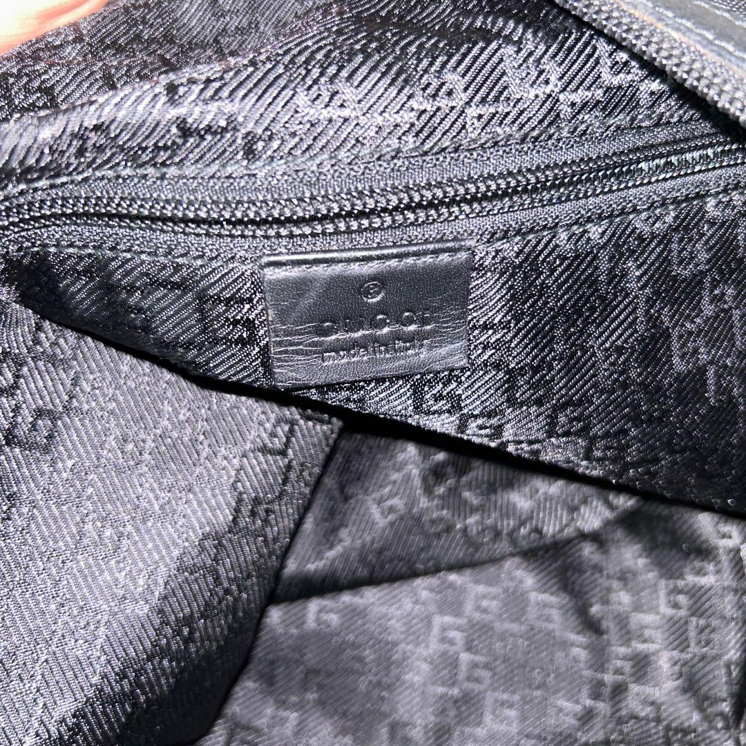 希少✨GUCCI ブラック ボストンバッグ