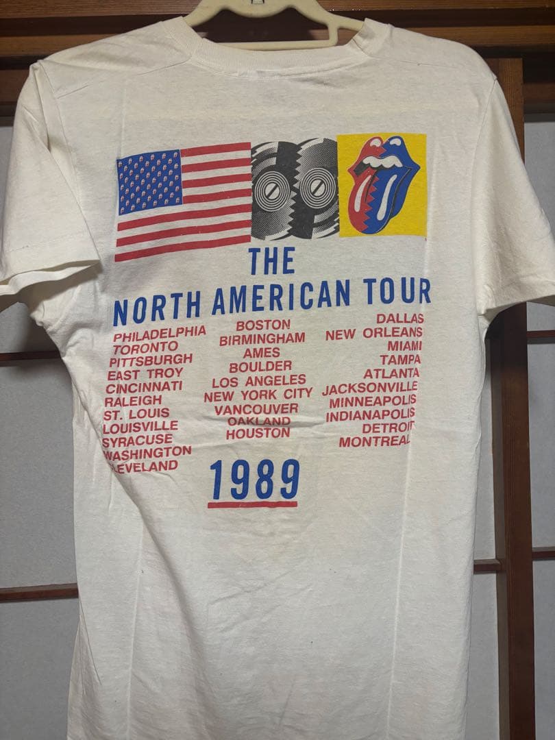 Rolling Stones 1989年北米ツアーTシャツ