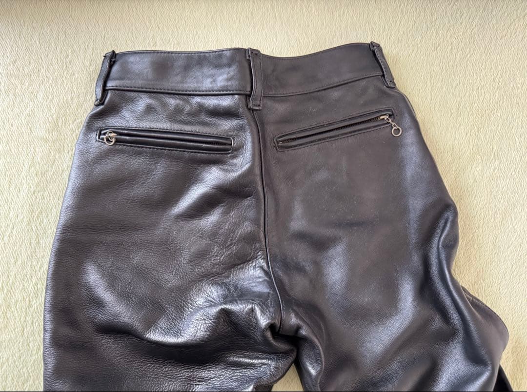 VANSON 革パンツ レザースラックス 32インチ 美品