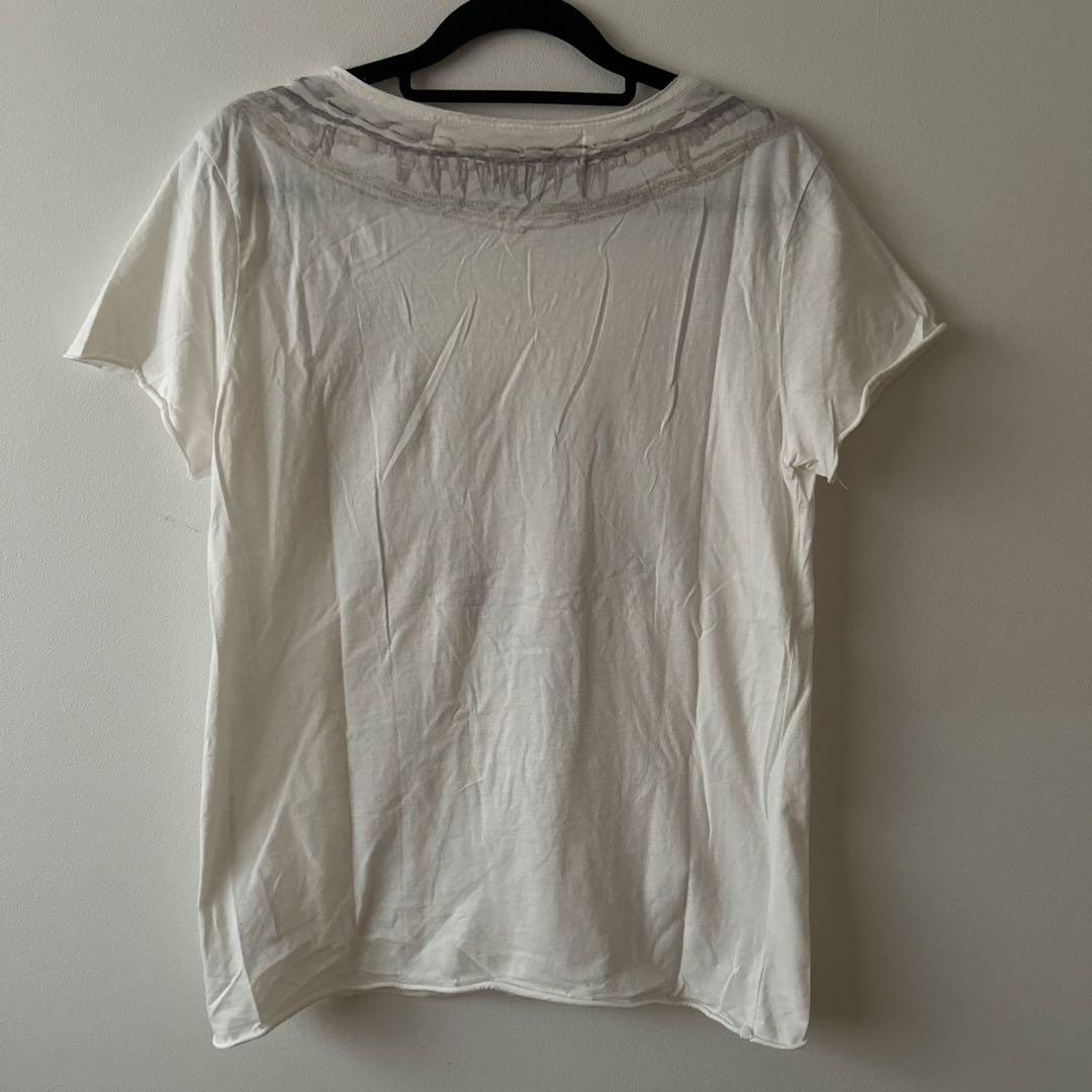 Natural Vintage GoaフェザーデザインTシャツ②