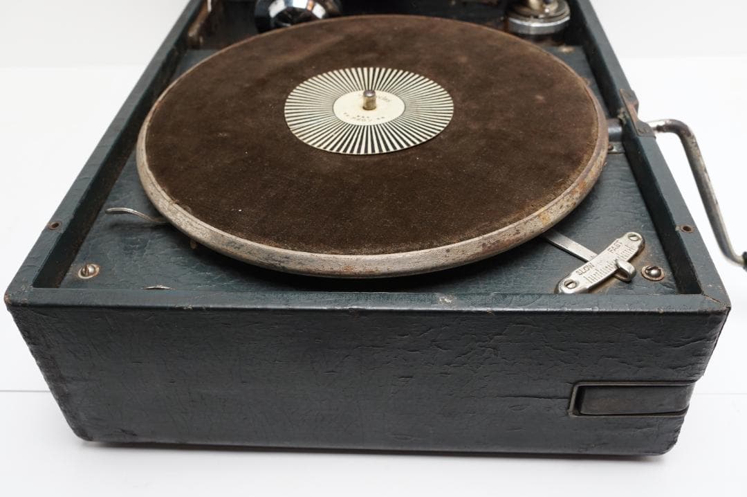 ＜動作品＞Columbia 蓄音機 ポータブル No.203