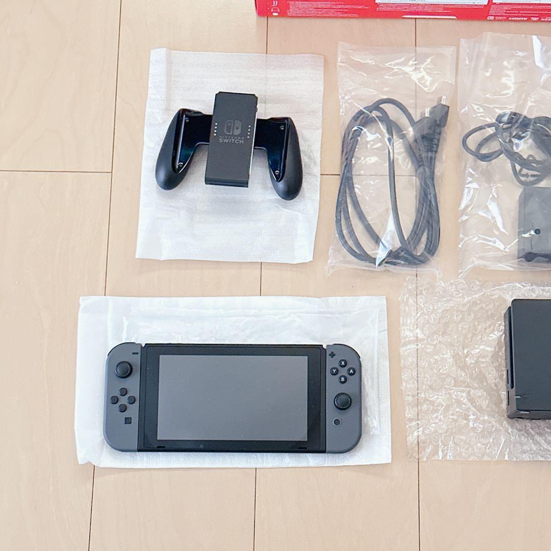 美品★Nintendo Switch グレー★本体セット