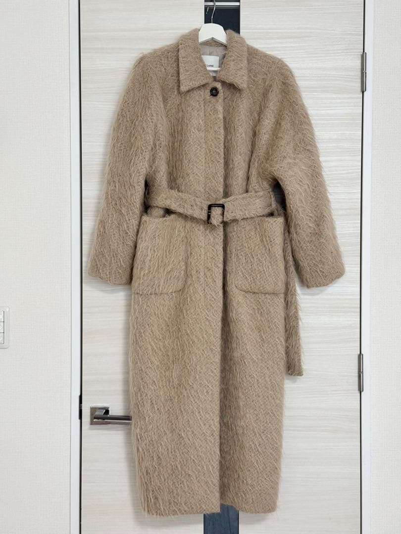 ジャケット・アウター CLANE LONG SHAGGY LADY MAXI COAT