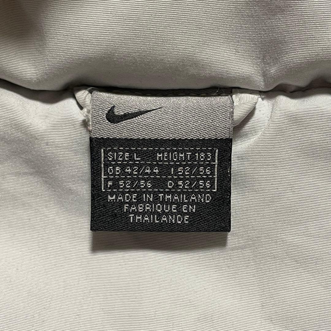 NIKEナイキトラックジャケットハーフジップブルゾンプルオーバー白ホワイト黒刺繍
