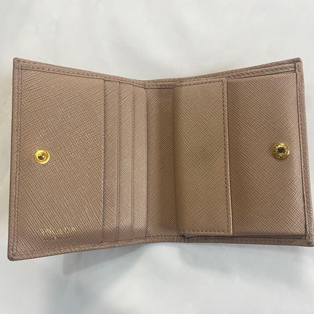 PRADA プラダ サフィアーノ二つ折り財布