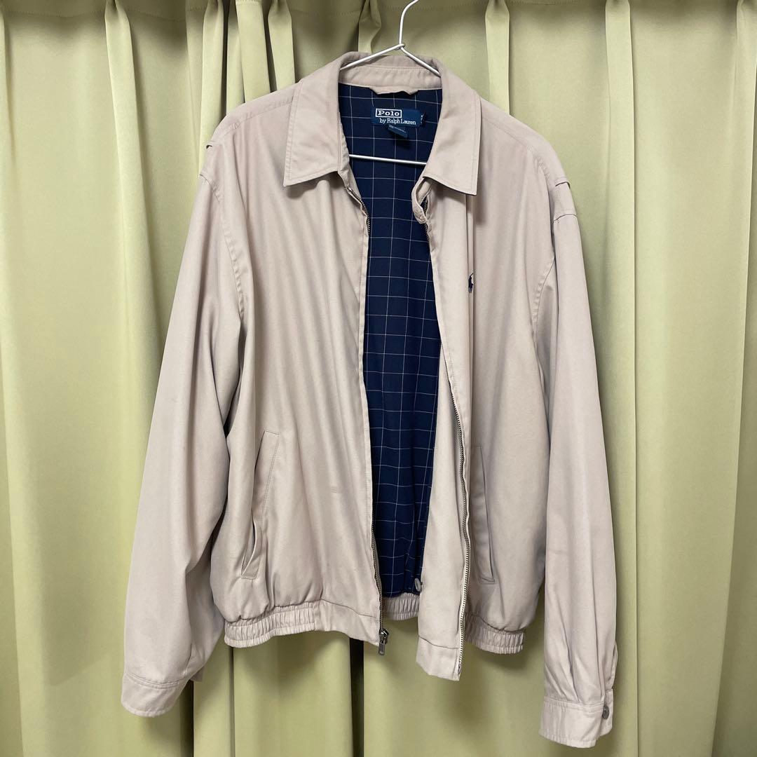 【90s】Polo by Ralph Lauren スイングトップ　ベージュ