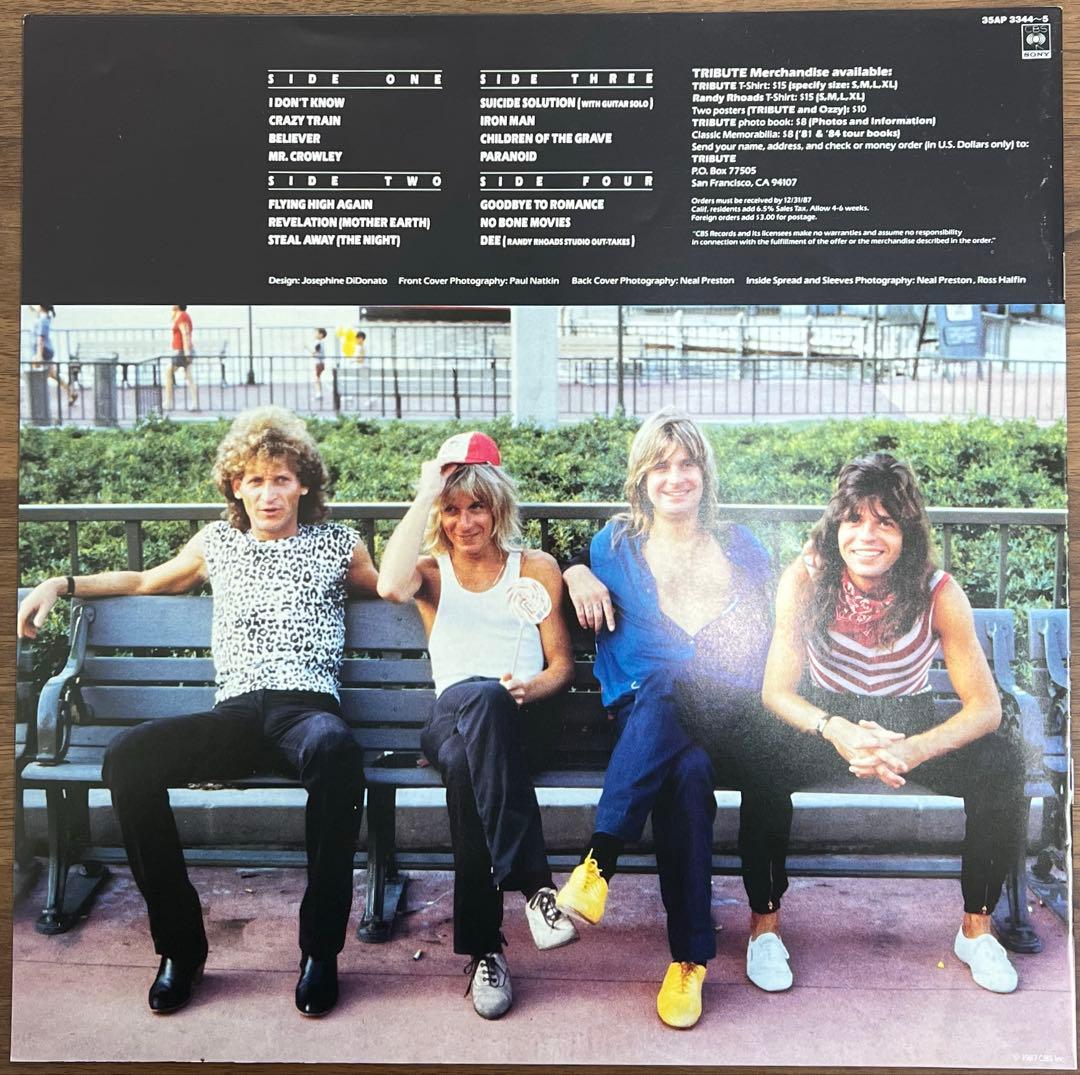 【2LP/美盤/帯付】Ozzy Osbourne / Tribute