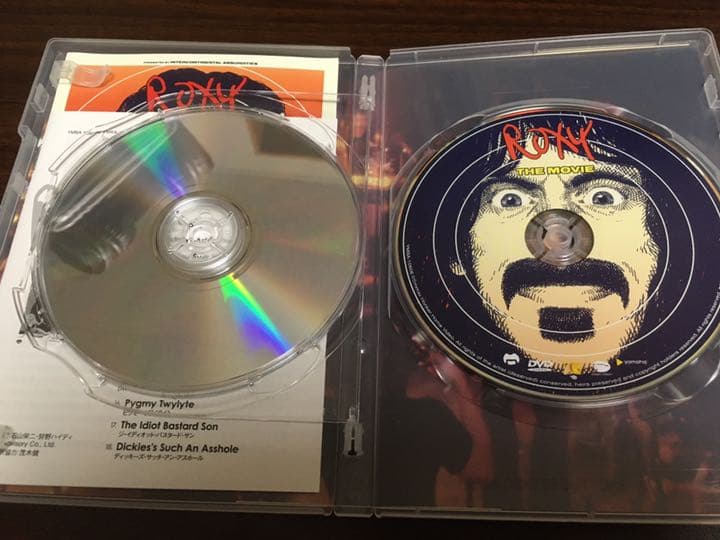 Frank Zappa　DVD＋CD「Roxy The Movie」国内盤