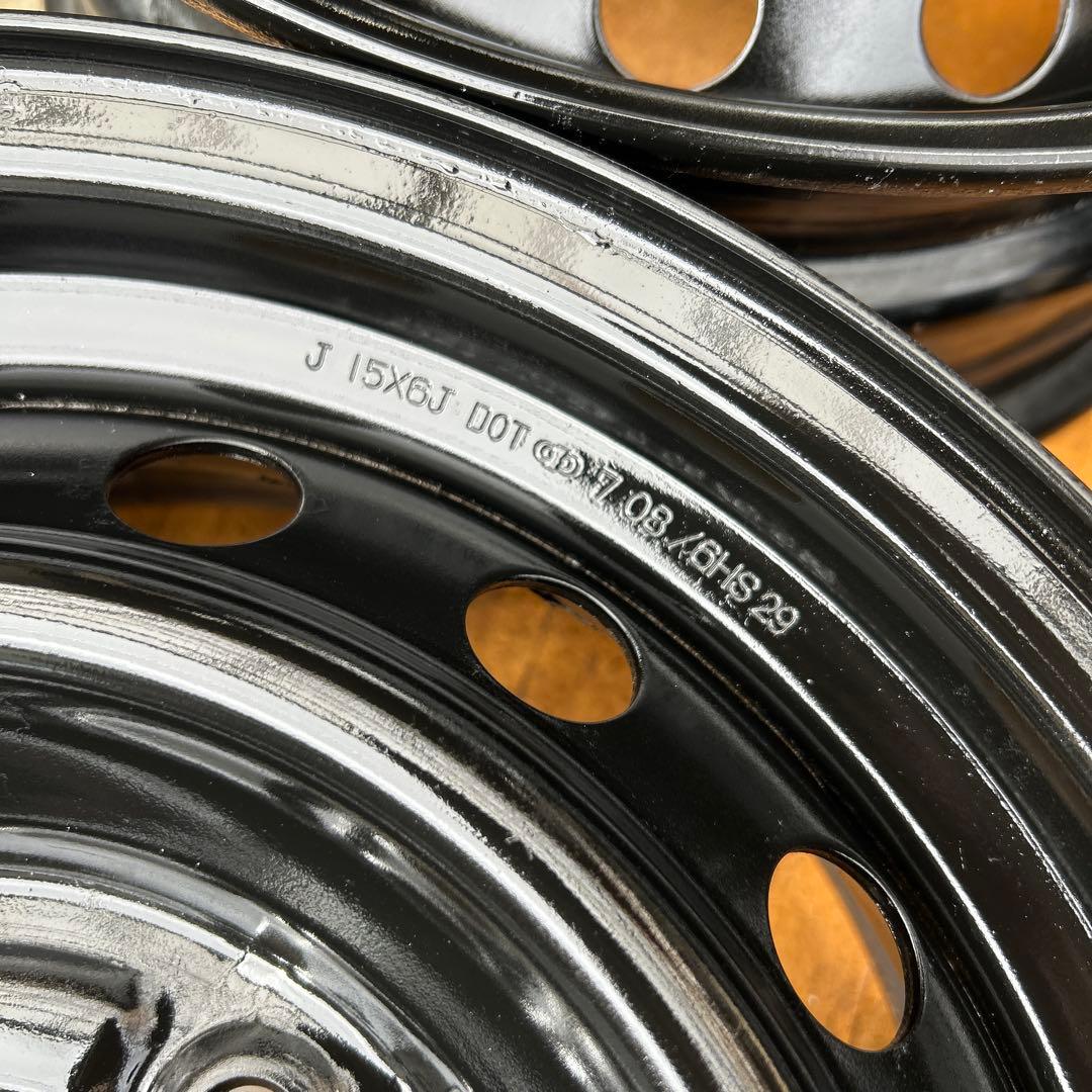 ①ハイエース 純正ホイールキャップ付 中古ホイール4本セット！
