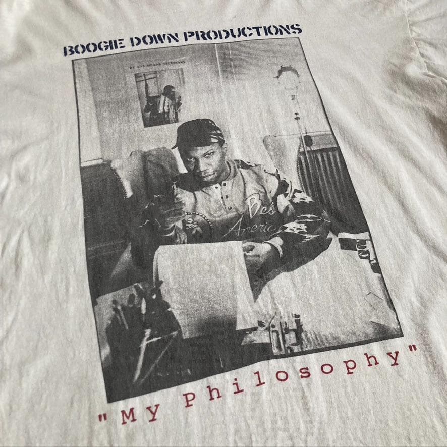 90s ブギダウンプロダクションズ ビンテージ Tシャツ KRS ONE NAS