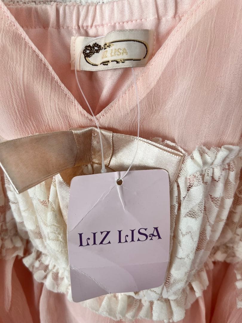 LIZ LISA ピンク シフォンキャミソール サイズM