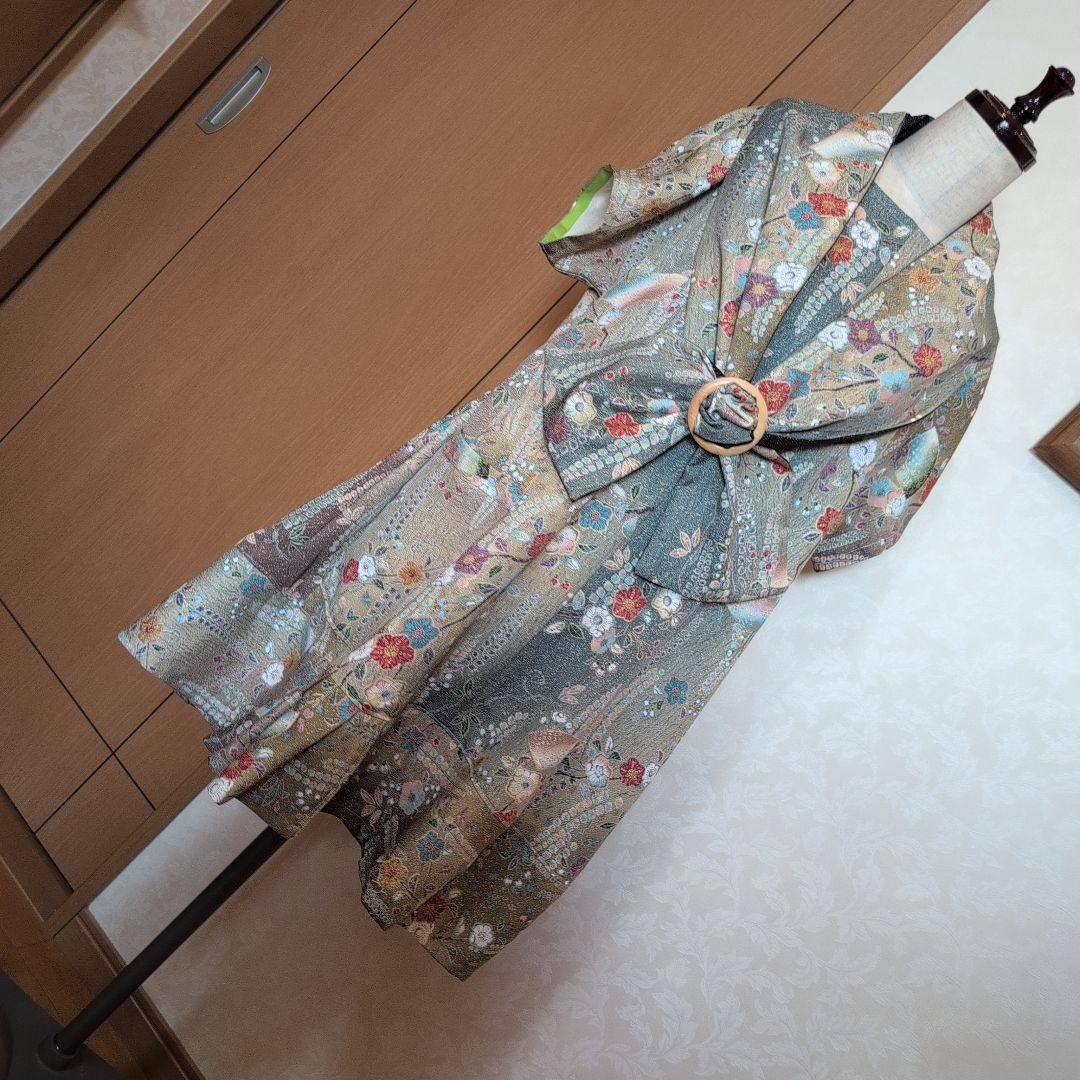 着物リメイク☘️花の便り☘️フリー