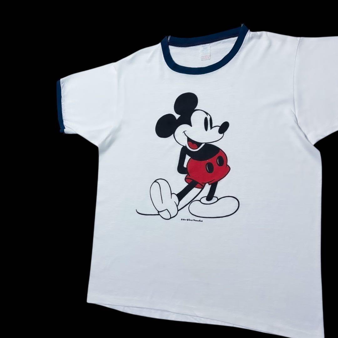W.ウィルバーフォースさま専用70s Disney 白足 ミッキーUSA製 XL