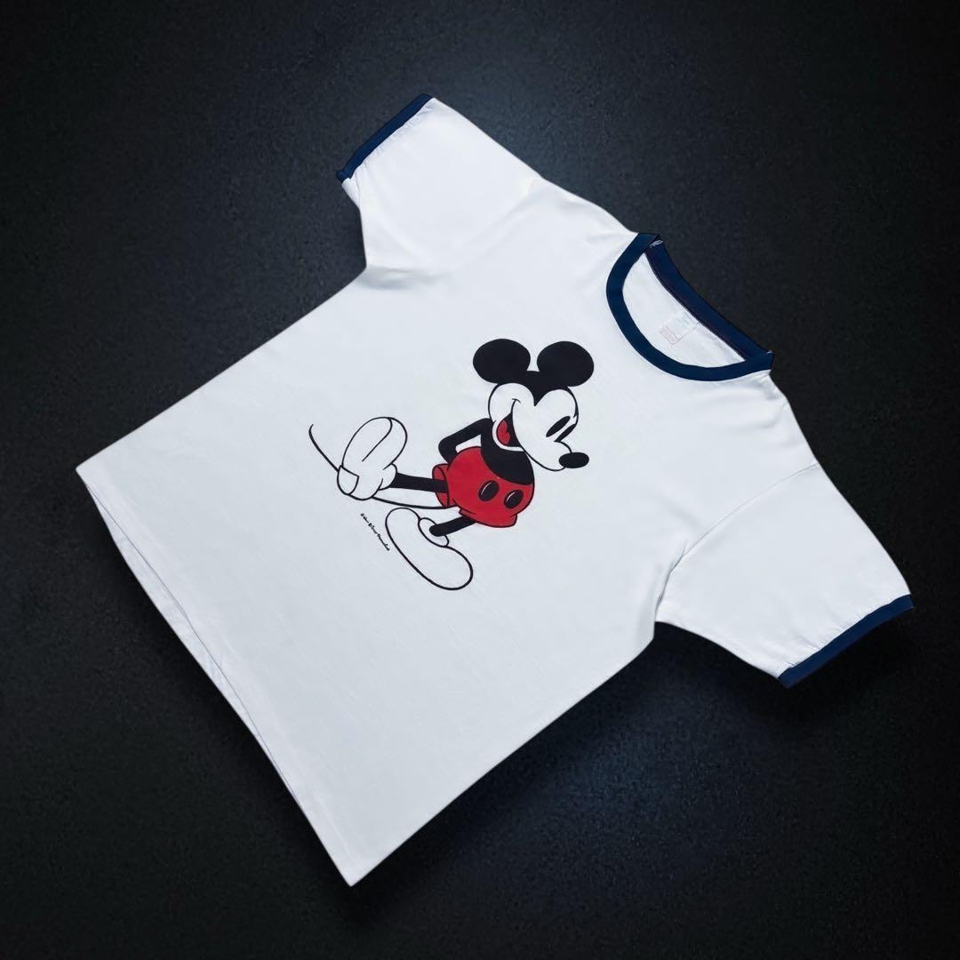 W.ウィルバーフォースさま専用70s Disney 白足 ミッキーUSA製 XL