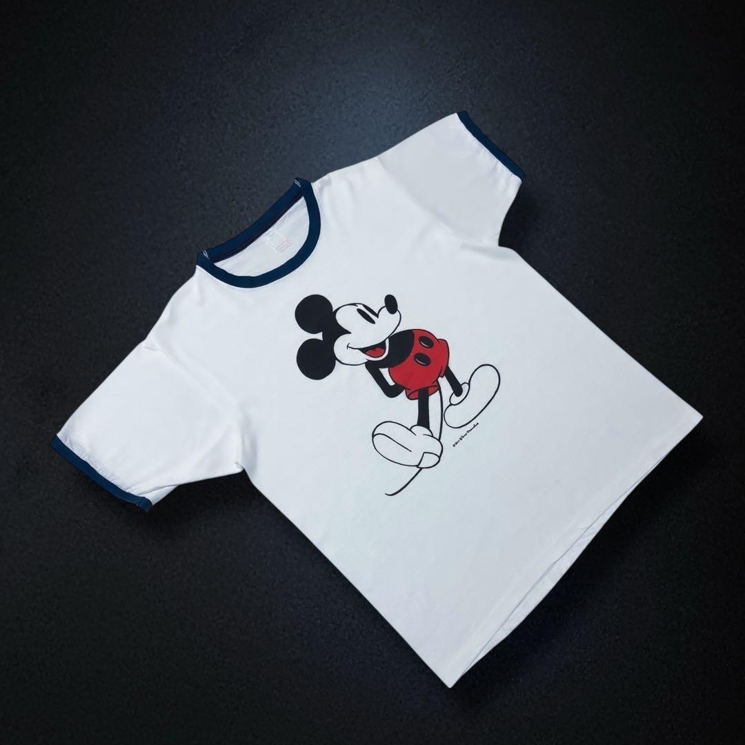 W.ウィルバーフォースさま専用70s Disney 白足 ミッキーUSA製 XL