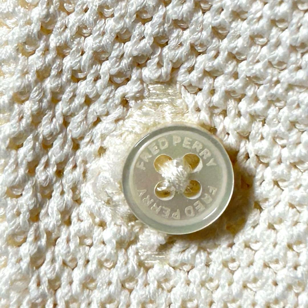 美品★ フレッドペリー　フレア　フレンチスリーブニットポロ　Aライン