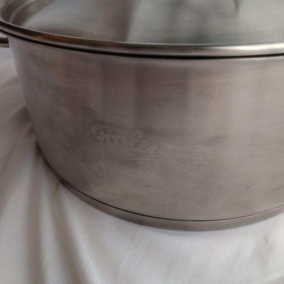 Fissler フィスラー　CookStar　ステンレス両手鍋 25cm　蓋付き