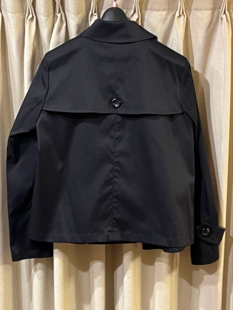 【美品】ブルーレーベル　クレストブリッジ コート 36 ネイビー チェック