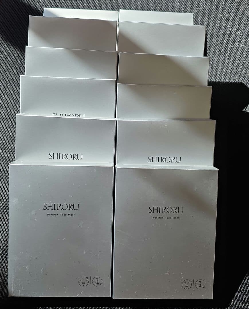 SHIRORU シートマスク 5枚×12箱入(1箱おまけ付き)