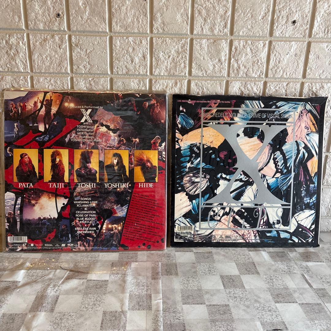 X JAPAN レーザーディスク 2枚セット