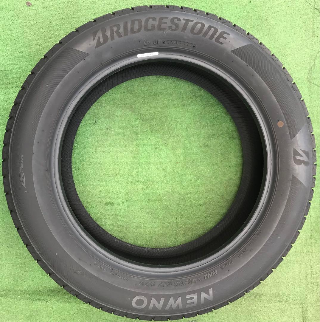 225/55 R17 BRIDGESTONE NEWNOラジアルタイヤ