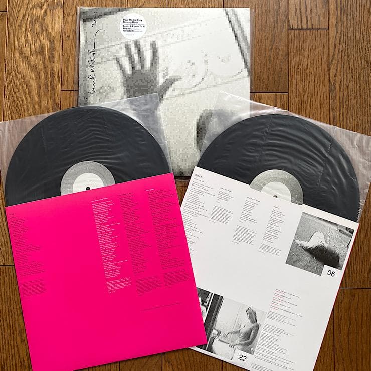 ★極美品 UK盤LP ポール・マッカートニー DRIVING RAIN