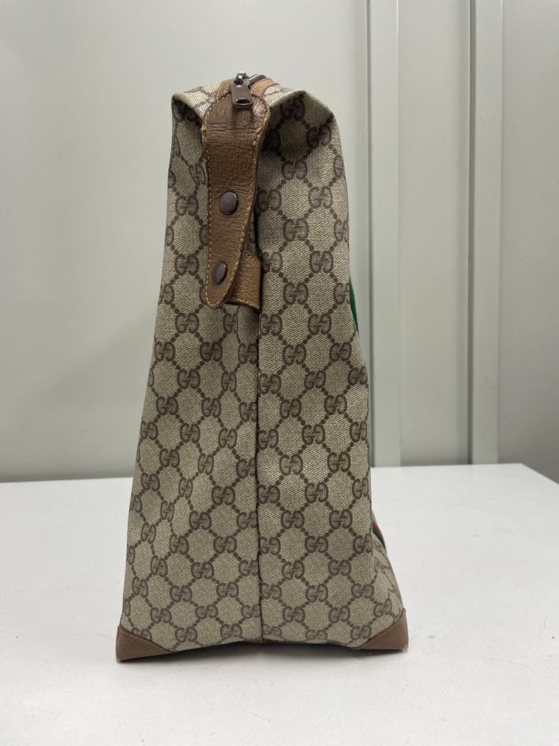 GUCCI オールドグッチ　ボストンバッグ　GGキャンバス