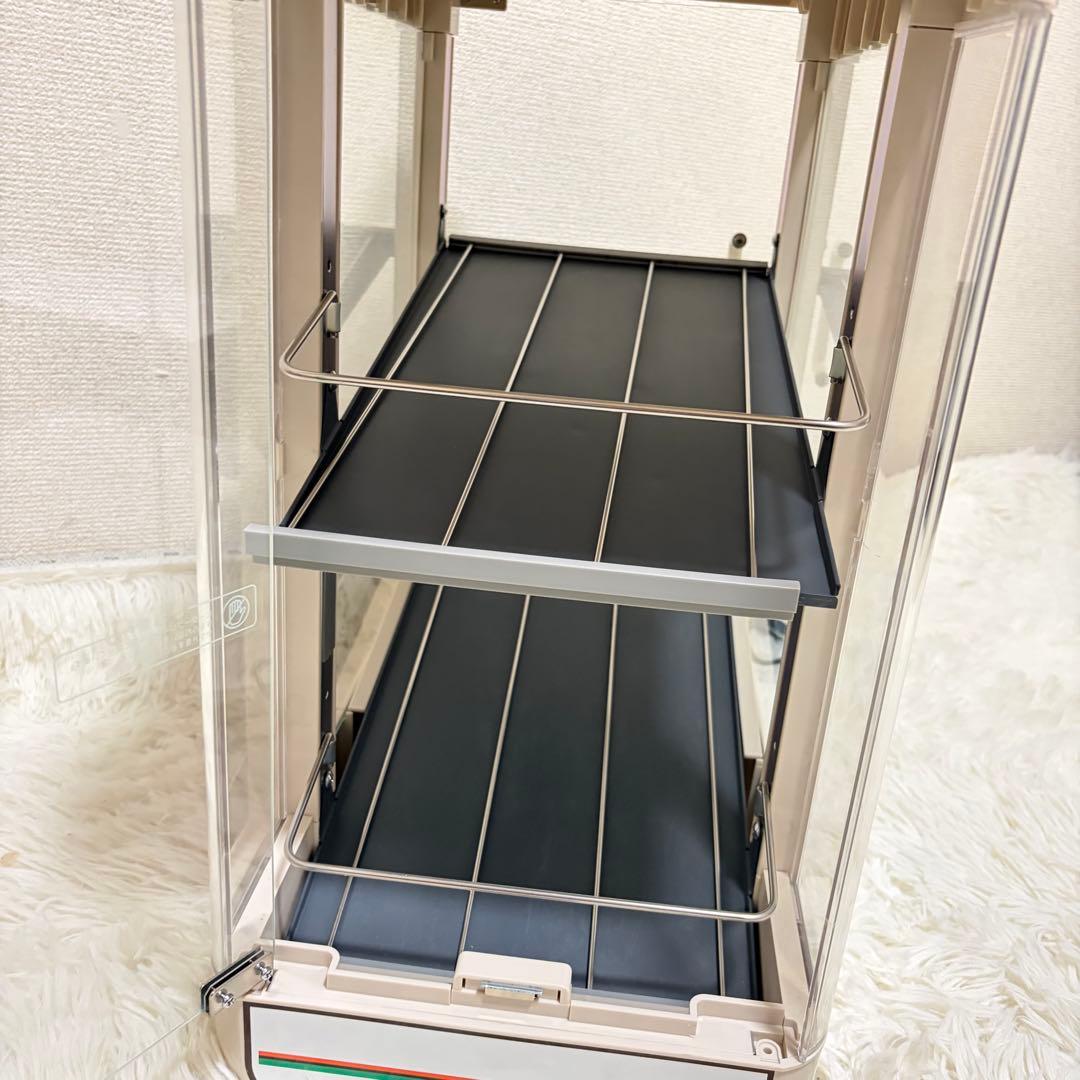 ホットドリンク用冷蔵庫 ホワイト 2段棚 日本ヒーター機器 ペットウォーマー