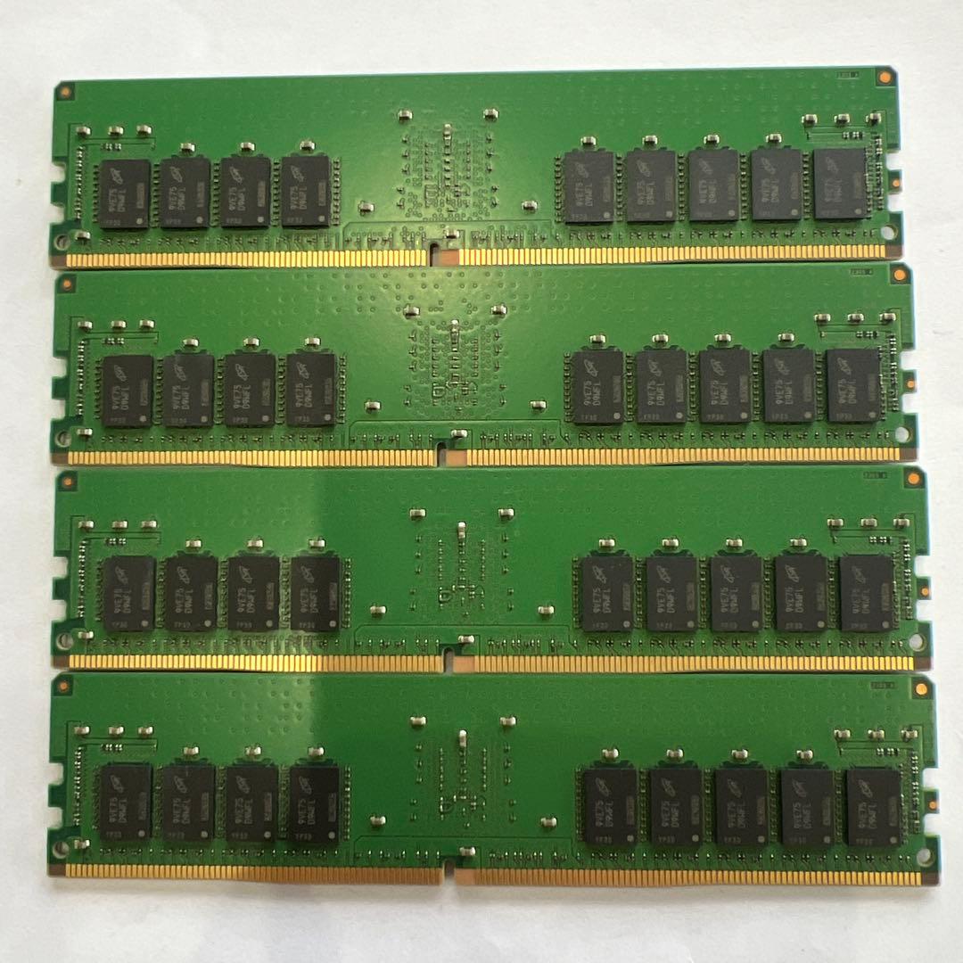 DDR4 2400MHz 16GB メモリ 4枚セット