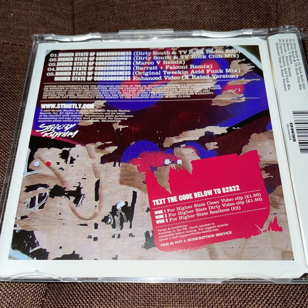 洋楽 WINK HIGHER STATE OF CONSCIOUSNESS