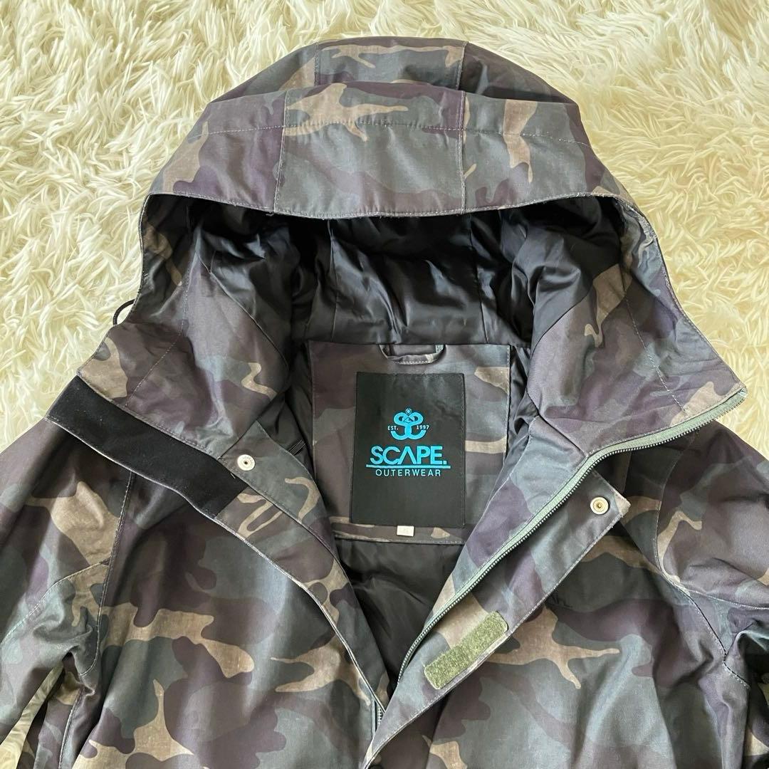#13A✨ SCAPE×kissmark✨スキー スノボ ウェア 上下 メンズS