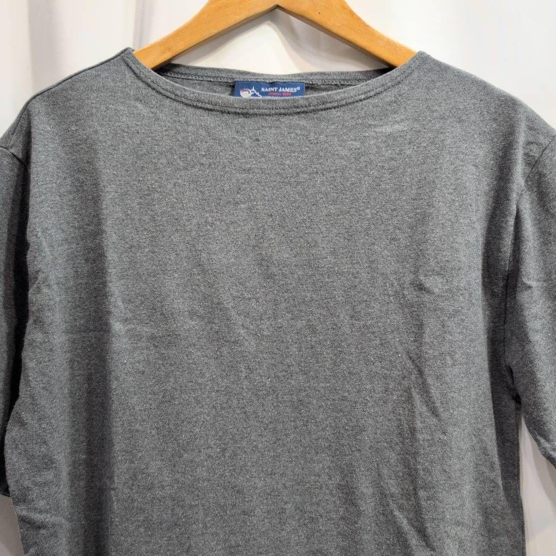 H*Y様 セントジェームス 無地 グレー 半袖 Tシャツ size 5
