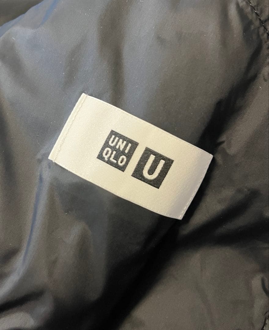 UNIQLO U パフテックショートブルゾン L ブラック