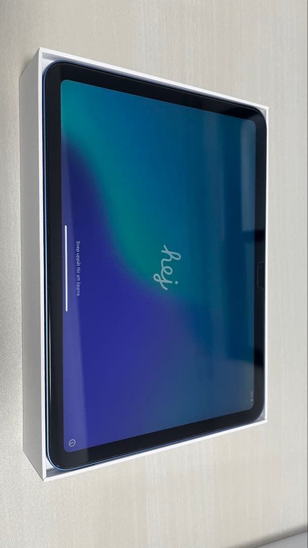 美品 iPad 第10世代 64GB Wi-Fi ブルー 箱付き 付属品あり