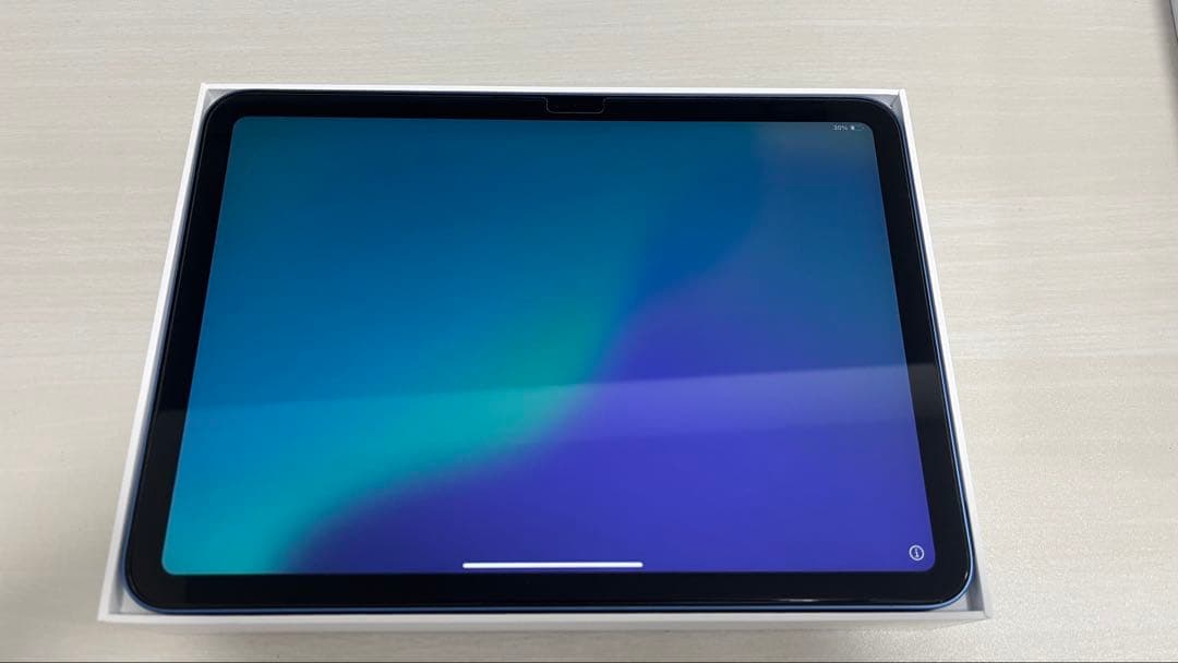 美品 iPad 第10世代 64GB Wi-Fi ブルー 箱付き 付属品あり