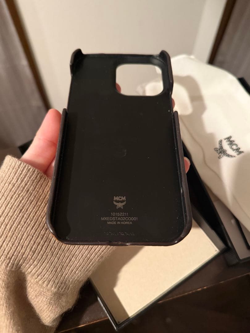 MCM レザー iPhoneケース