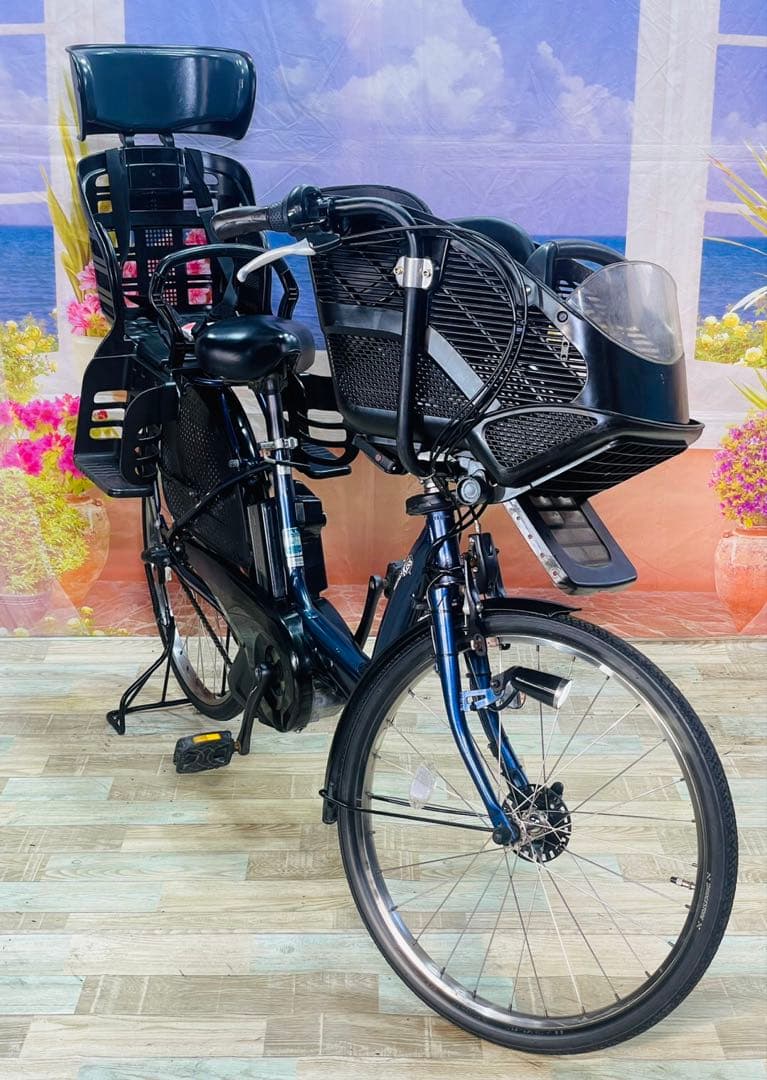 シンシャ　パスキス26インチ⭐️ヤマハ子供乗せ電動アシスト自転車Y3425