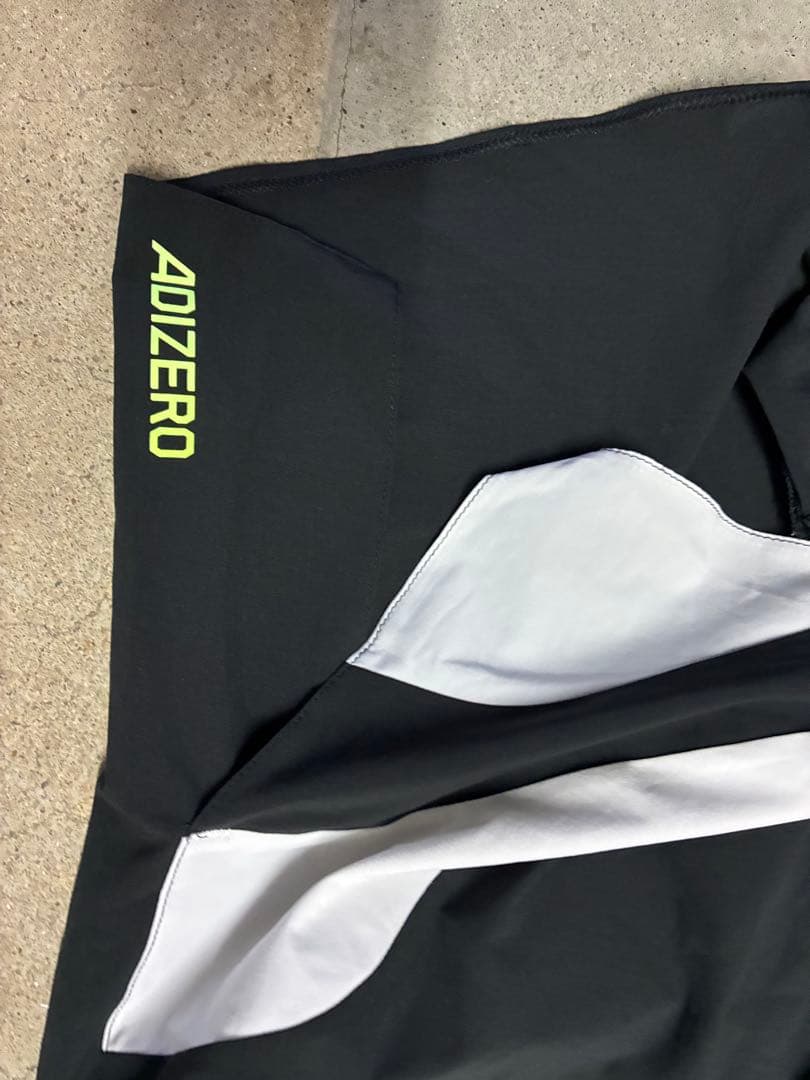 adidas ADIZERO ジャージ上下セット 黒/白