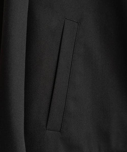 TECH WOOL GABARDINE ZIP BLOUSON ブラック XS