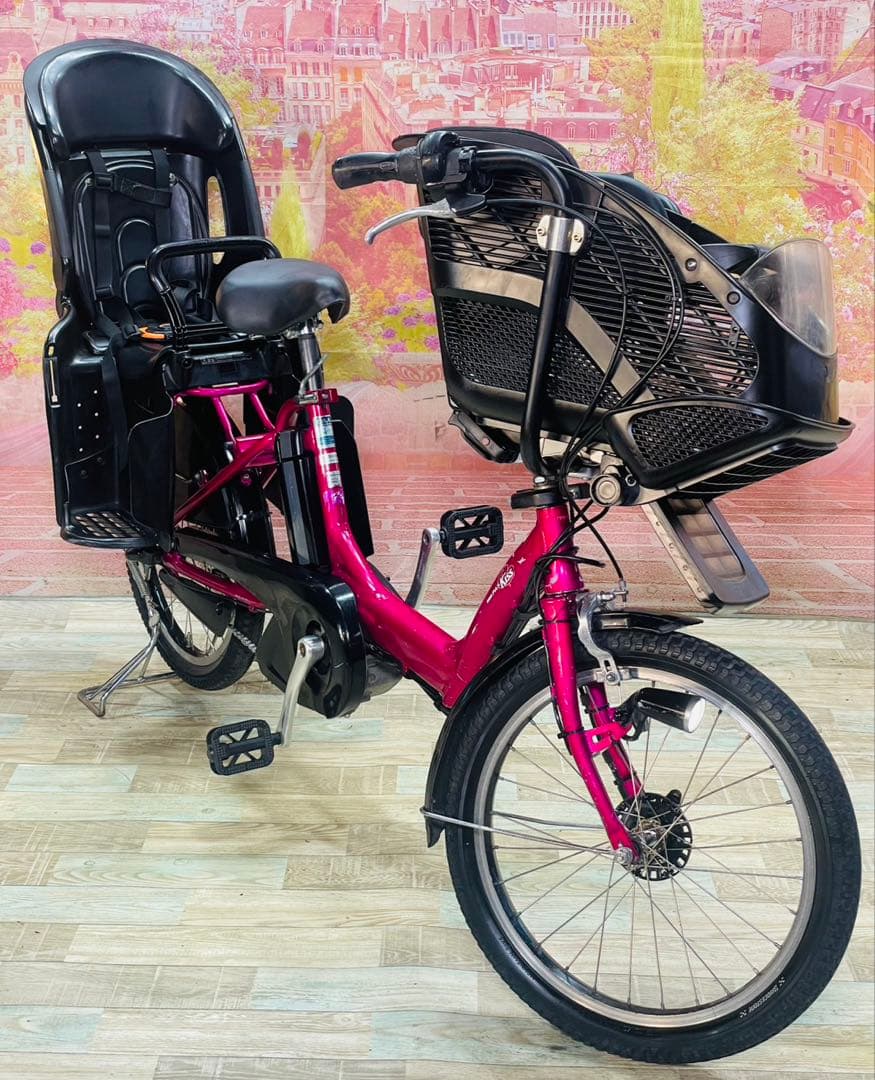 ZK3351 電動自転車 ヤマハ パスキス 子供乗せ 20インチ 送料無料